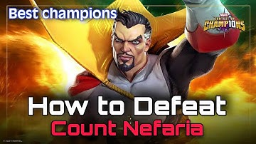 How to Easily Defeat Count Nefaria  | Thronebreaker/Cavalier| - Marvel Contest of Champions