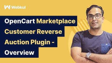 OpenCart Marketplace Customer Reverse Auction Plugin - Overview