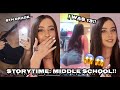 STORYTIME: ALL THE TIMES I GOT IN TROUBLE IN MIDDLE SCHOOL!!
