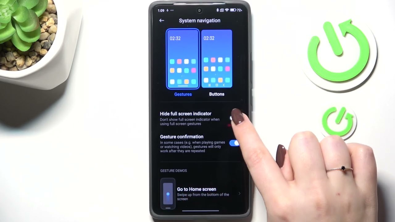 How to Change Navigation Method to Gestures on REDMI Note 14 Pro 5G