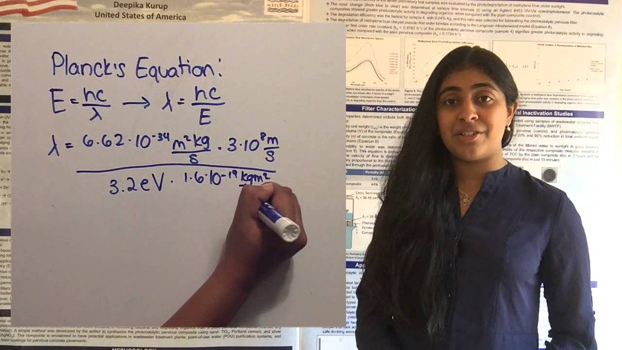 Science Ambassador Scholarship Photocatalysis YouTube