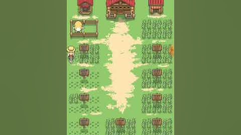 gameplay of pixel farm game