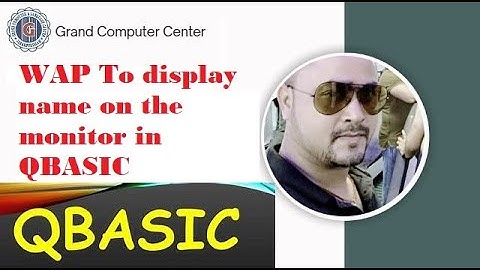 QBasic Programming for class 9 & 10 (Video no-01)
