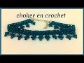 choker en crochet/gargantilla en gancho