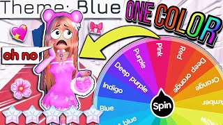 WHEEL Picks The COLOR Of My OUTFIT & Things WENT *WRONG* In DRESS TO IMPRESS! *AGAIN* | ROBLOX Guide