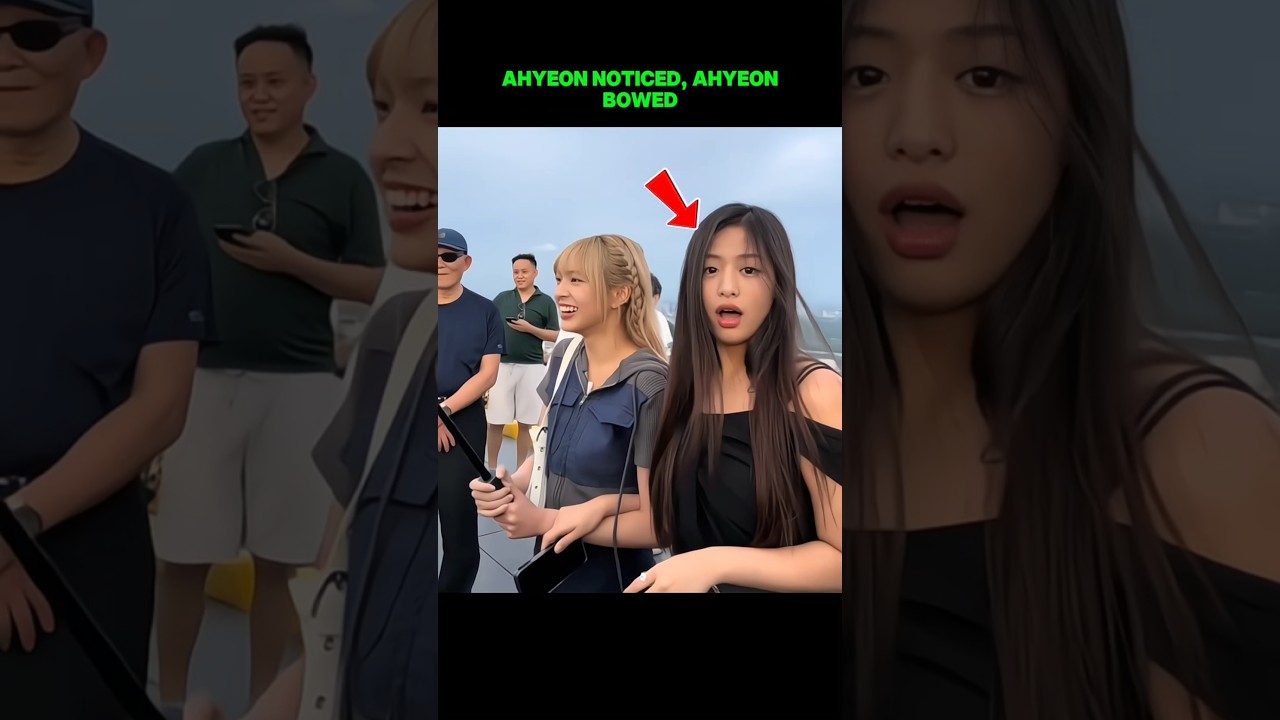 Ahyeon has unforgettable manners😂🤣 