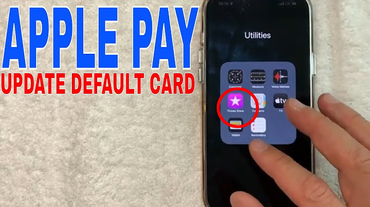 How to set default card on apple pay