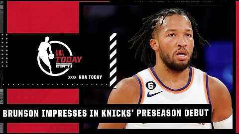 Jalen Brunson drops 16 PTS in Knicks' preseason de...