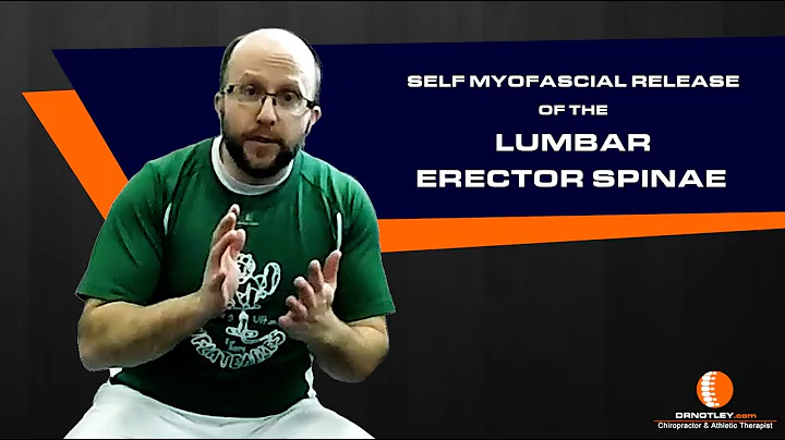 Self Myofascial Release of the lower back  - Dr No...