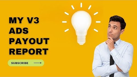 My V3 Ads - Withdraw Payment