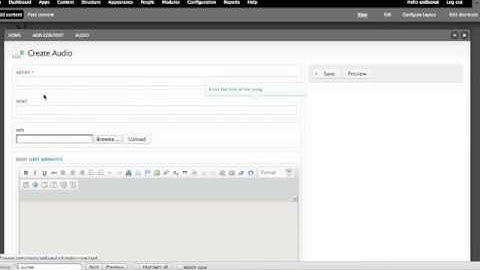 Creating a jPlayer Audio Field With Drupal