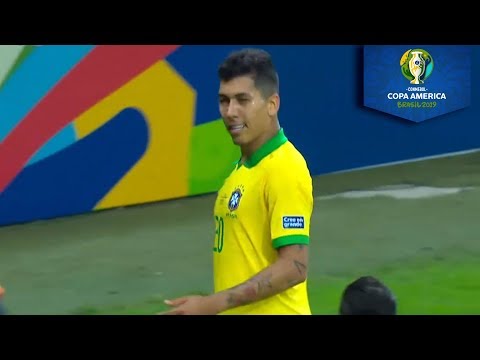 Gol de Firmino | Brasil 2 - 0 Argentina | Copa América Semifinal | Televisa Deportes