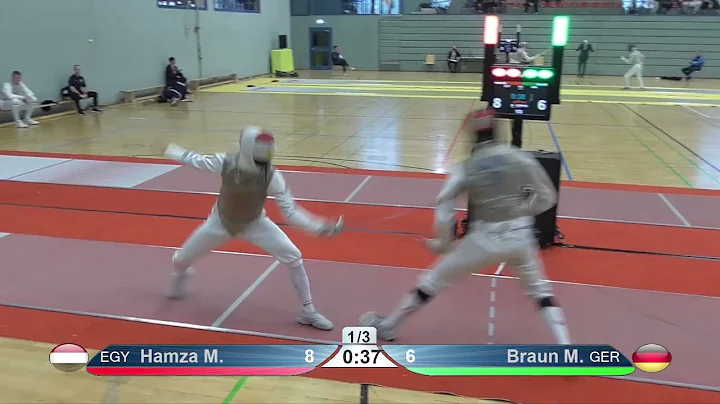 2022 1406 T64 05 M F Individual Bonn Germany WC RED HAMZA EGY vs BRAUN GER