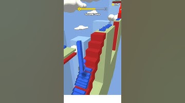 Stair Run - Noob vs Pro vs Hacker - level 4 #Shorts