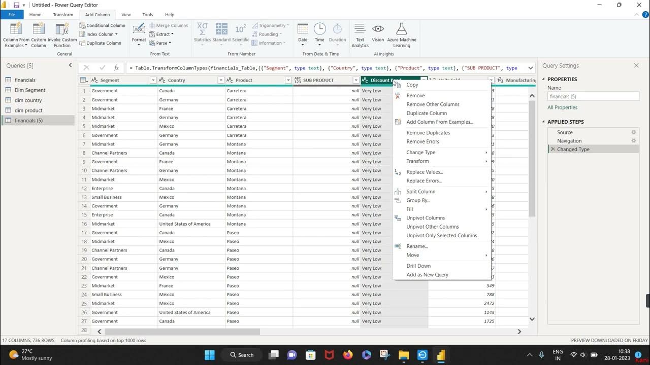 Star scheme in PowerBi -Fact and dimension - YouTube