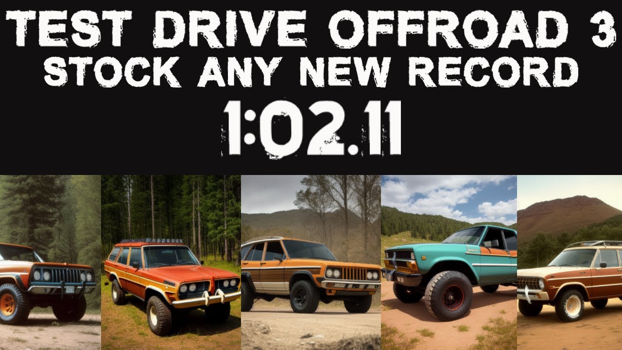 TEST DRIVE OFF ROAD 3 PC ANY %STOCK (1999) WORLD RECORD