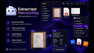 Extract Text from Images, PDFs & Screenshots on macOS | OCR with FileJoy