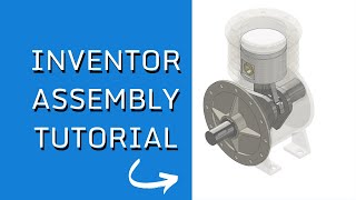 Inventor  Engine Assembly Tutorial - Commented step by step (English)