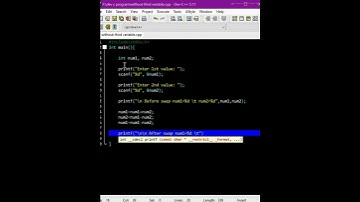 swap two number without third variable #coding #codinglife #shorts #shortfeed #viral #viralshorts