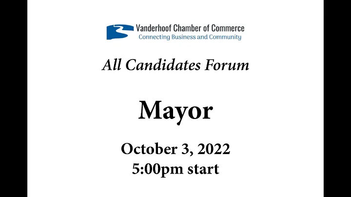 Mayor - Candidate Forum