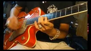 Stray cats 『Too Hip gotta go』 guiter cover by japanese chords