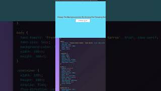 color changing effect with html and pure css