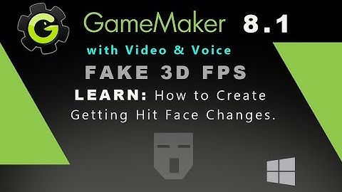 Game Maker 8.1: Fake 3D FPS, How to Create Getting Hit Face Changes.
