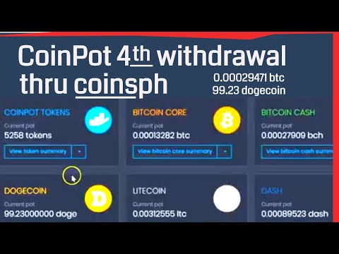 CoinPot Microwallet proof of withdrawal using coinsph