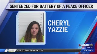 Clovis woman who kicked officer in the head gets prison