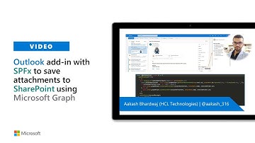 Outlook add-in with SPFx to save attachments to SharePoint using Microsoft Graph