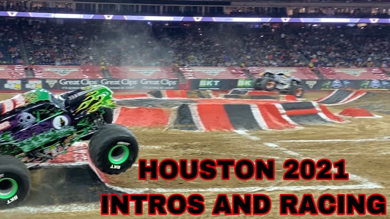 Monster Jam - Intros and Racing Houston 2021 (October) - YouTube