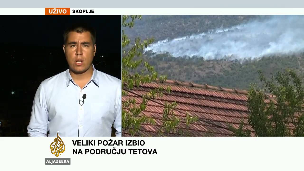 ستيفان جورانوفيتش يتحدث عن الحرائق في مقدونيا الجزيرة البلقان