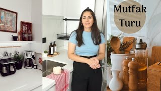 Mutfak Turu 🥘 | Dolap İçi Düzeni 🍽 | Sade ve Düzenli Mutfak