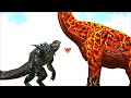 Ark Survival - SOULofTheKING vs LARGE CREATURES [Ep.555]