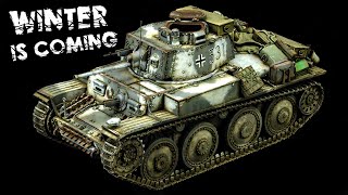 Painting A Winter Panzer 38t For My Friend (Tamiya 1/48)
