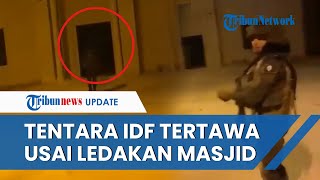 Detik detik Tentara Israel Lempar Granat ke Dalam Masjid saat Adzan Berkumandang