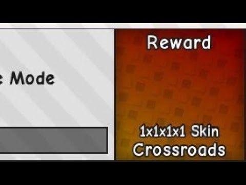 How to get 1×1×1×1 Crossroad skin mastery III(Can't) In Retro tower defense 