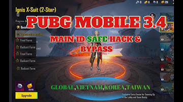 PUBG MOBILE 3.4 || HAX & AND BP || MAIN ACCOUNT SAFE 1000% #pubgmobilehack #emulator #gameloop