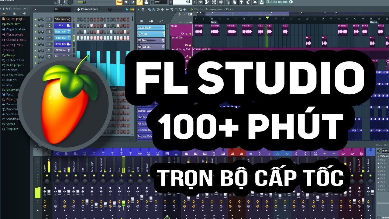 Hướng Dẫn Khóa Học Làm Nhạc Phần Mềm FL Studio ĐẦY ĐỦ Tổng Hợp Cho Người Mới Bắt Đầu !!!