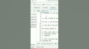 Javascript push method | how would you use push method | push method | #ytshorts #shorts