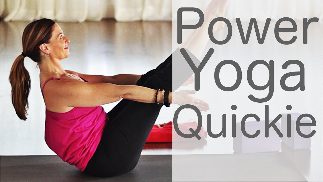 15 Minute Power Yoga Quickie | Fightmaster Yoga Videos