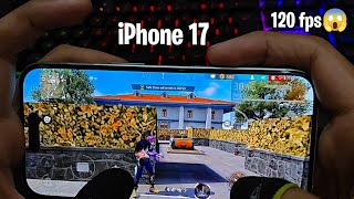 iPhone 17 Free Fire 120 FPS Test Gameplay 🔥 Ultra Smooth Graphics & Extreme Performance