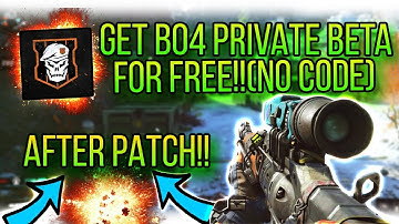(AFTER PATCH) HOW TO GET THE BO4 PRIVATE BETA FOR FREE ON PS4!!(EASY AND FAST METHOD)