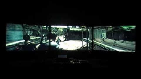Resident Evil 5 - Eyefinity - 5760x1080 - Max. Settings.  3x24