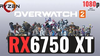 RX 6750 XT tested Overwatch 2 in 1080p epic settings | Ryzen 9 5900x