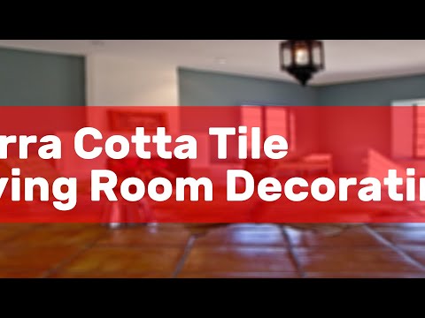 Terra Cotta Tile Living Room Decorating