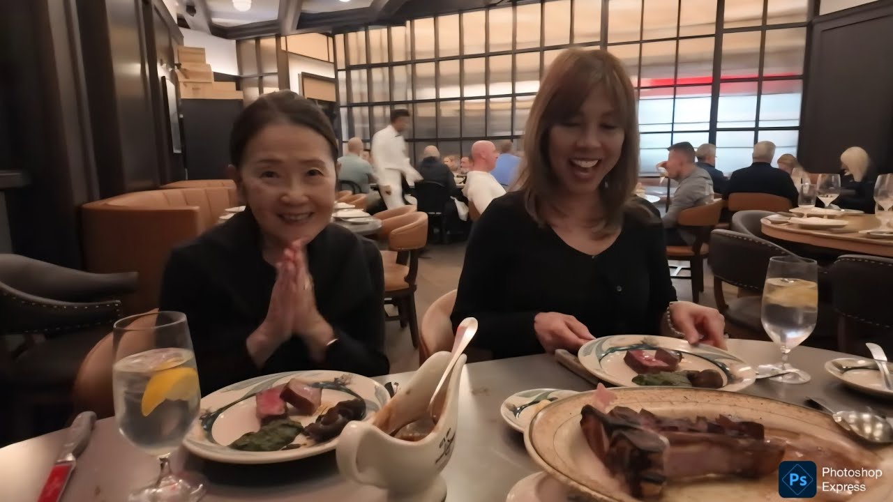 Steve Fine Dining At Peter Luger Steakhouse In Las Vegas 