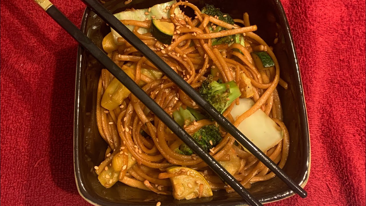 Chinese Vegetable Lo Mein YouTube