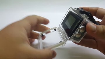 SJCAM 4000 HD WIFI HOW TO OPEN CASE GO PRO WATERPROOF DIY
