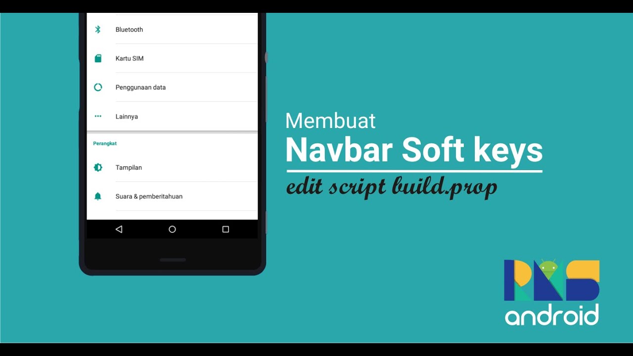 Cara Membuat Atau Memunculkan Navbar Soft Keys Di Android Youtube